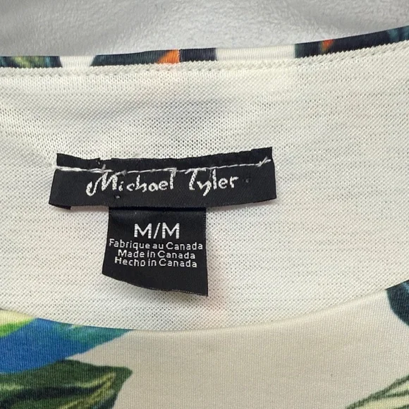 Michael Tyler Women’s Multicolor Floral Sleeveless Top - M - Picture 2 of 6